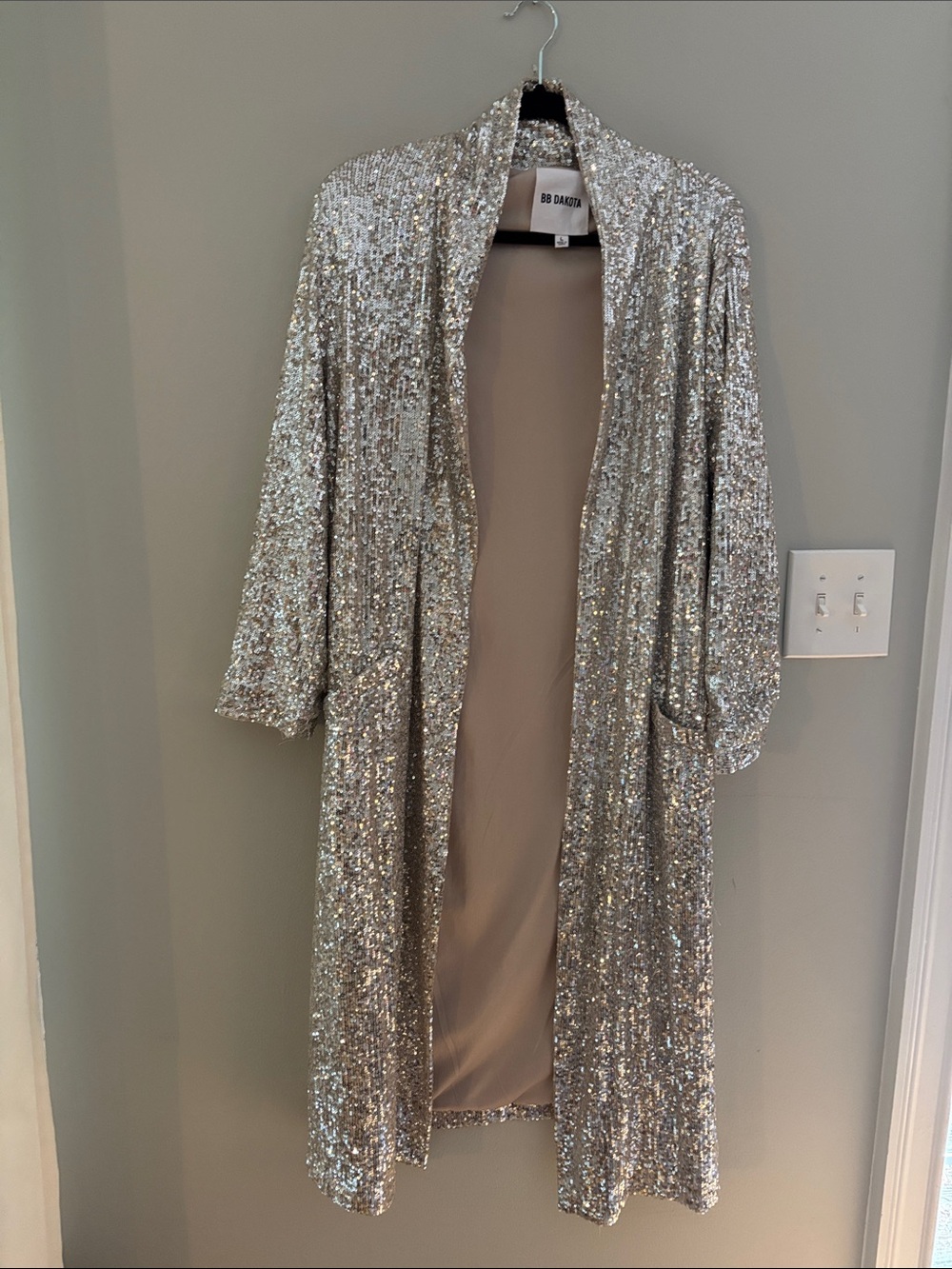 BB Dakota Sequin Duster, L